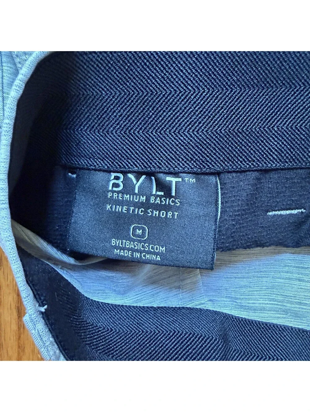 Bylt Shorts Mens Medium Gray Kinetic Casual Stretch Preppy Lightweight Comfort